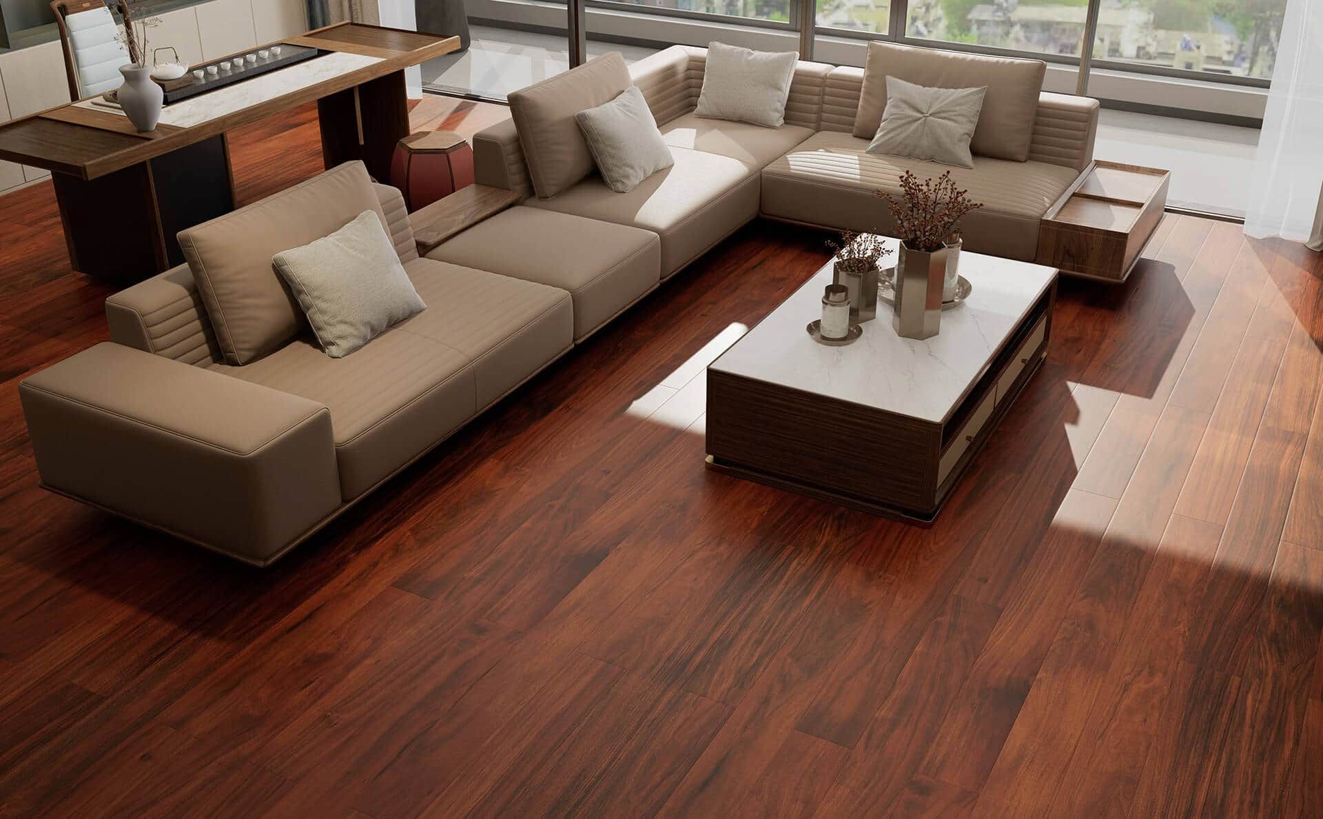 实木地板整体展示